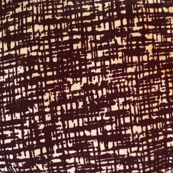 Banana republic maroon and white printed sleeveless dress - Picture 6 of 6